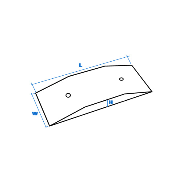 Plateforme de stationnement montante et descendante - PEDANA12 - Pour voitures abaissées - GARAGE-ATELIER - Rampe pour nacelles à ciseaux