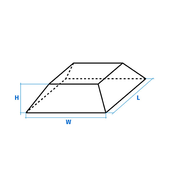 SHIMS - Base SQUARE - PAD de support pour véhicules - Patin en caoutchouc pour nacelles élévatrices - T030 - T070