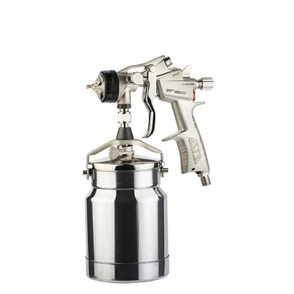 F160/S TMD1 - PROFESSIONAL Airbrush with UPPER CUP - Thermo-manometer - IN CASE - Ani