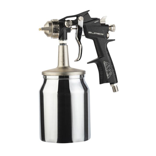 F160/S TMD1 - PROFESSIONAL Airbrush with UPPER CUP - Thermo-manometer - IN CASE - Ani