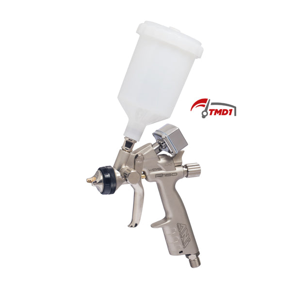 F160/S TMD1 - PROFESSIONAL Airbrush with UPPER CUP - Thermo-manometer - IN CASE - Ani