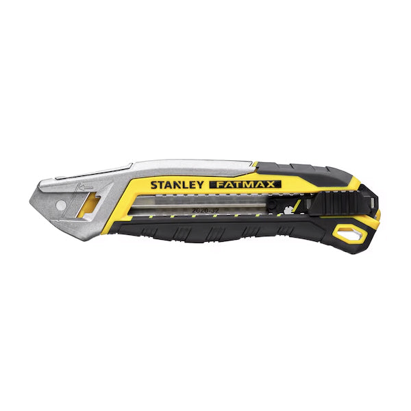 Cutter FATMAX® - Cutter avec curseur et système de rupture de lame intégré - Couteau avec lame de 18 mm - Stanley - FMHT10594-0