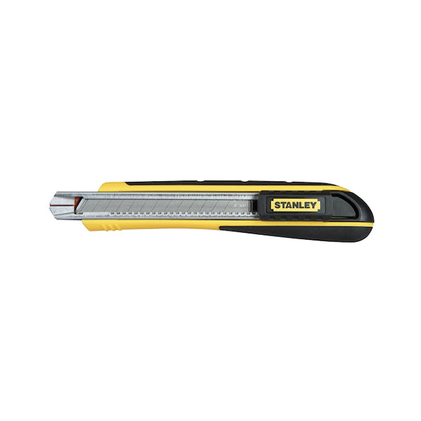 Cutter FATMAX® - (Conf. 6pz) - bi-material -  Taglierino - Coltello con lama 9mm - Stanley - 0-10-475 - (Confezione multipla)