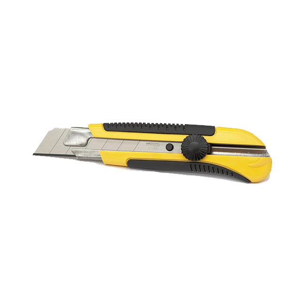 Cutter - (Conf. 6pz) - Coltello bi-material - Dynagrip - Taglierino lama 25mm - Stanley - 1-10-425 - (Confezione multipla)