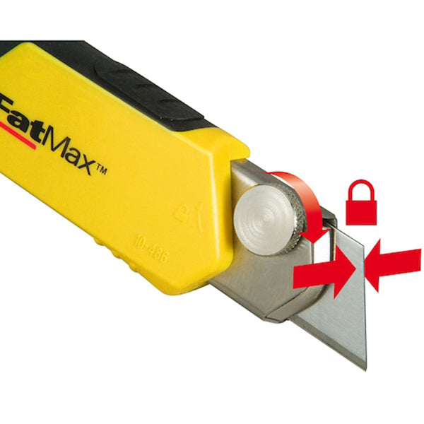 Cutter FATMAX® - (Conf. 6pz) - Coltello bi-material - Taglierino lama 25mm - Stanley - 0-10-486 - (Confezione multipla)