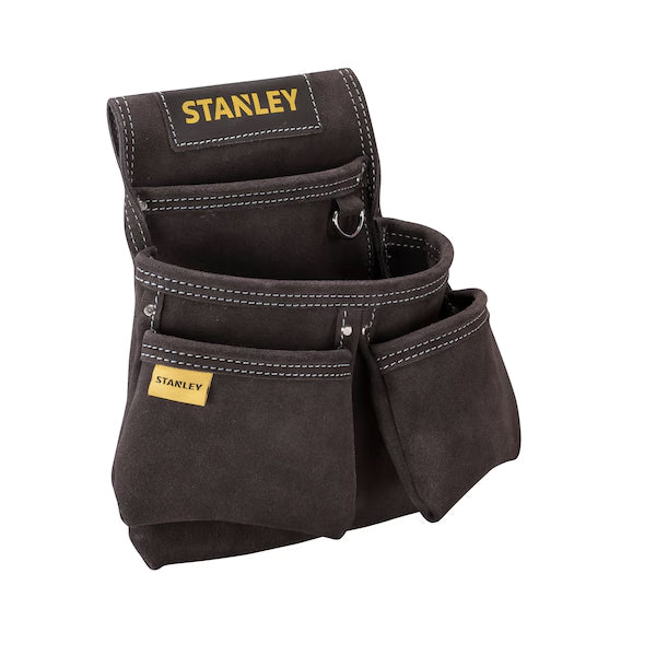 Étui avec double poche à outils en cuir - Stanley - STST1-80116