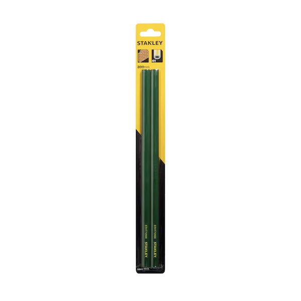 Crayons à mine DURA mm.300 - Stanley - VERT - STHT1-72998 - (Pack de 72 pièces) - Pour charpentiers, maçons - (Pack multiple)